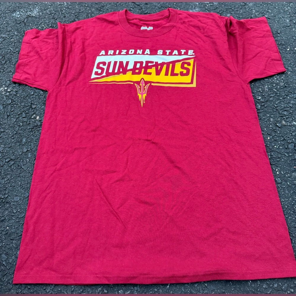 NCAA Arizona State Sun Devils Football College Uni Captivating T Shirt Large